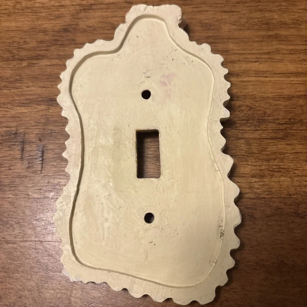 Vintage Figi Decorative Resin Light Switch Plates Teddy Bear Love Hearts Pink 💕